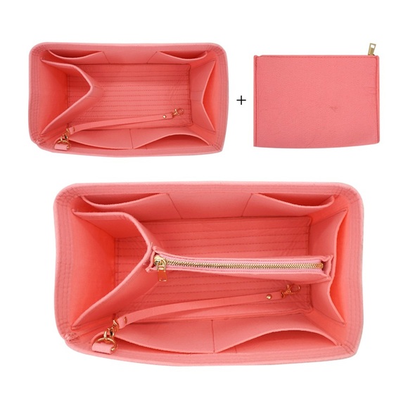 BAG PURSE INSERT ORGANIZER - PINK - Picture 8 of 11
